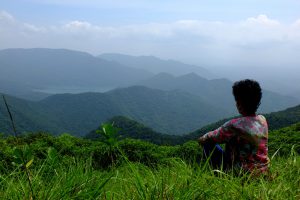 A Trekker Engrossed into Sheer Natural Beauty
