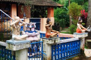 House in Goa depicting Yogasanas