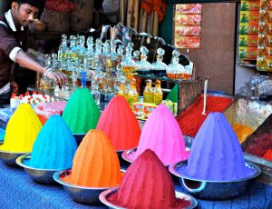 Colours for Holi Indian Perfumes